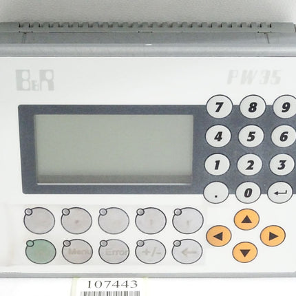 B&R PW35 4PW035.E300-02 Rev. H0 PANELWARE Compact HMI Terminal