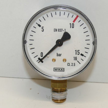 Wika Manometer 0-16 Bar Druckanzeige Baranzeige