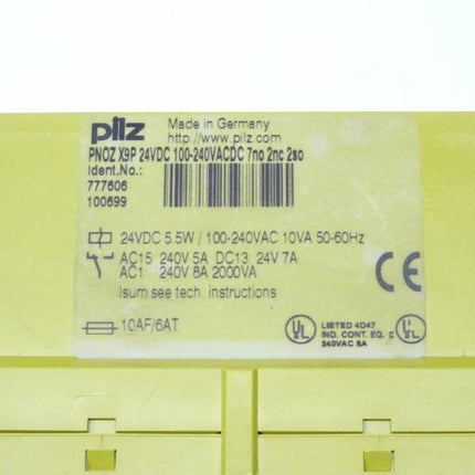 Pilz 777606 / PNOZ X9 AC