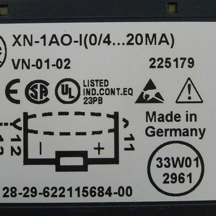 Klöckner Moeller 225179 Analoges Ausgabemodul XN-1AO-I (0/4...20MA)