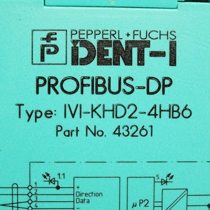 Pepperl+Fuchs DENT-I profibus-DP 43261 IVI-KHD2-4HB6