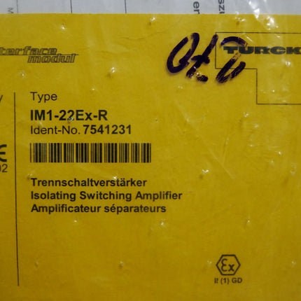 Turck IM1-22Ex-R Trennschaltverstärker / Neu OVP