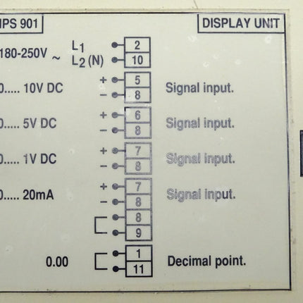 ARTIS HPS901 Anzeigeeinheit HPS 901 / 180-250V / 13773 / OVP