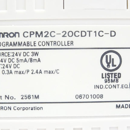 Omron CPM2C-20CDT1C-D / Programmable Controller