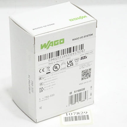 Wago 750-333 FC Profibus Feldbuskoppler / Neu OVP versiegelt