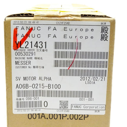 Fanuc Servomotor Alpha A06B-0215-B100 / Neu OVP versiegelt