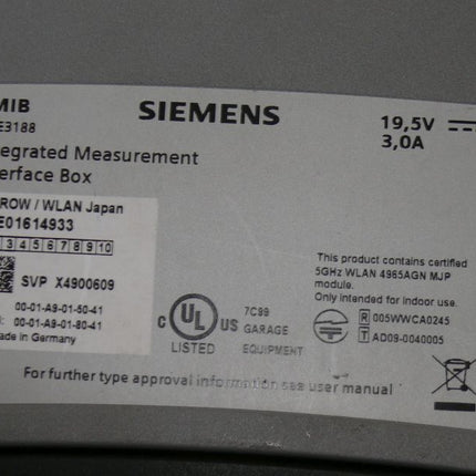 Siemens 7KE3188 integrierte Mess Interface-Box 7KE3 188 BMW Oszilloskop IMIB