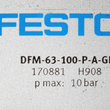 Festo 170881 DFM-63-100-P-A-GF Führungszylinder