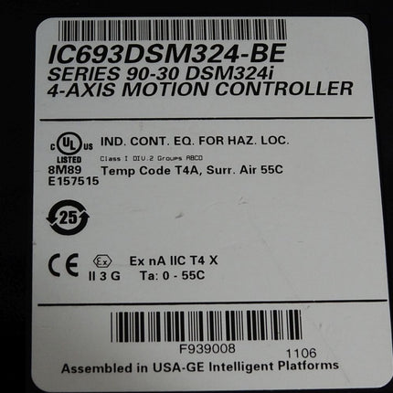 Fanuc GE IC693DSM324-BE Motion Controller Module