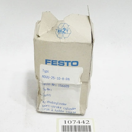 Festo 156609 ADVU-25-10-A-P-A Kompaktzylinder / Neu OVP