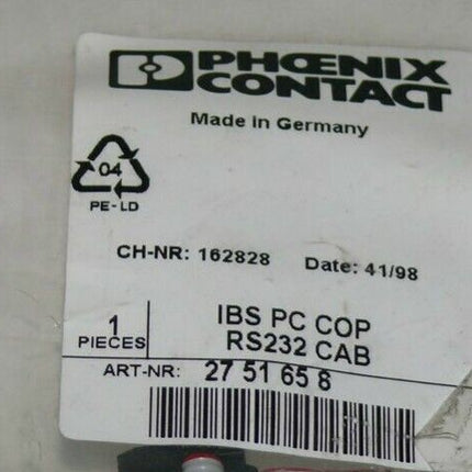 NEU - OVP Phoenix Contact IBS PC COP RS232 CAB - 2751658 / Adapterkabel