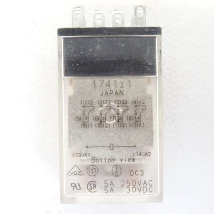 Omron MY4 Relay / 1741Y1 / Inhalt : 3 Stück / Neu OVP