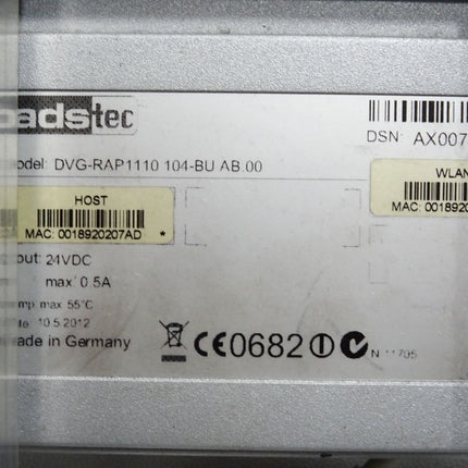 Adstec DVG-RAP1110 104-BU AB.00 WLAN Accesspoint