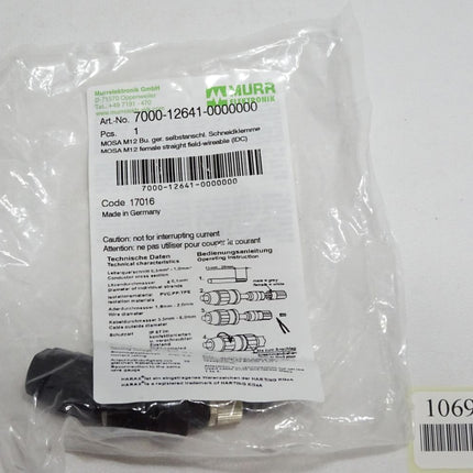 Murr Elektronik 7000-12641-0000000 Stecker M12  / Neu OVP