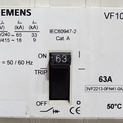 Siemens VF100 3VF2213-0FN41-0AA0 Leistungsschalter