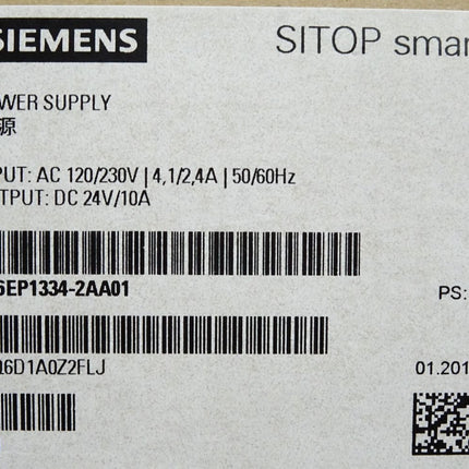 Siemens SITOP Smart Power Supply 6EP1334-2AA01 6EP1 334-2AA01 / Neu OVP