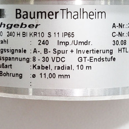 Baumer Talheim Drehgeber ITD 4 B10 240 H BI KR10 S 11 IP65 314981 240Imp.