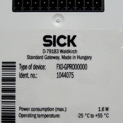 Sick 1044075 FX0-GPRO00000 Sicherheitssteuerung Flexi Soft