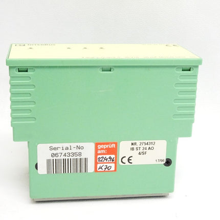 Phoenix Contact 2754312  IB ST 24 AO 4/SF I/O-Modul ohne Sockel