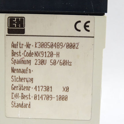 Endress+Hauser NX9120-H 014709-1000 Speisegerät zur Stromversorgung