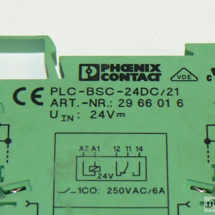 Phönix Contact PLC-BSC-24DC/21 Grundklemme Klemme 2966016