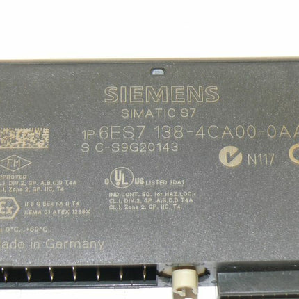 Siemens 6ES7138-4CA00-0AA0 Powermodul 6ES7 138-4CA00-0AA0