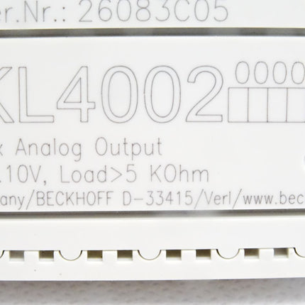 Beckhoff KL4002 analoge Ausgangsklemme