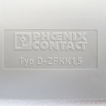 Phoenix Contact 3005879 D-ZFKK1,5 End Platte Inhalt:5 Stück / Neu