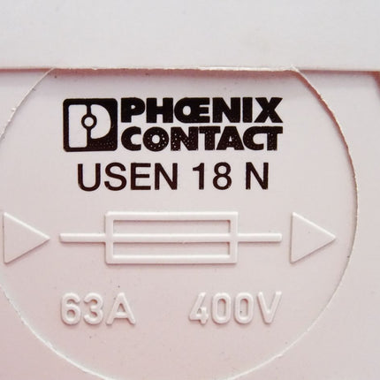 Phoenix Contact USEN 18 N Sicherungsreihenklemme 3048360 / Neu