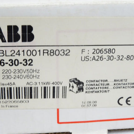 ABB Schütz A26-30-32 1SBL241001R8032 / Neu OVP