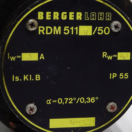 Berger Lahr Schrittmotor RDM 51117/50 5A 0.3Ohms