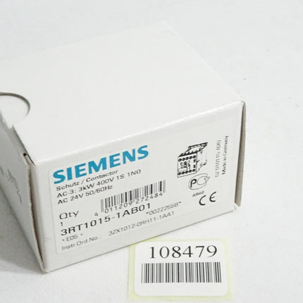 Siemens Schütz 3RT1015-1AB01 / Neu OVP