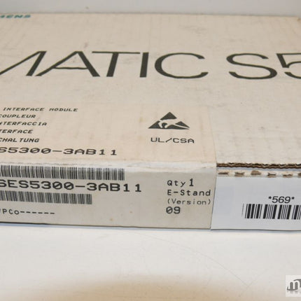 NEU-OVP Siemens 6ES5300-3AB11 Simatic S5 Anschaltung 6ES5 300-3AB11 E:09