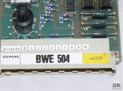 SIEMENS BWE / BWE504 / BWE 504 / BWE504-A329 / E14012-D5464-M100