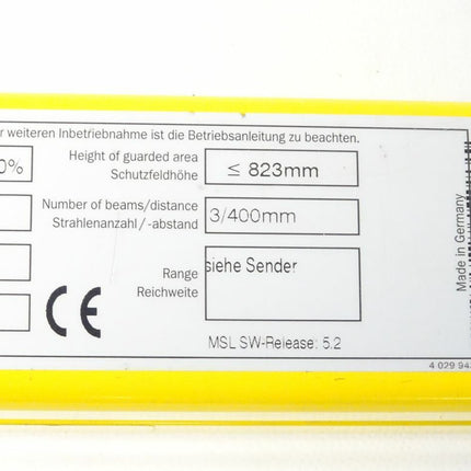 Sick MSLE03-14011 Lichtschranke Lichtvorhang 1013747 neu