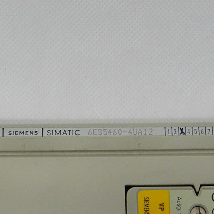 Siemens 6ES5460-4UA12 Simatic S5 6ES5 460-4UA12 E:03