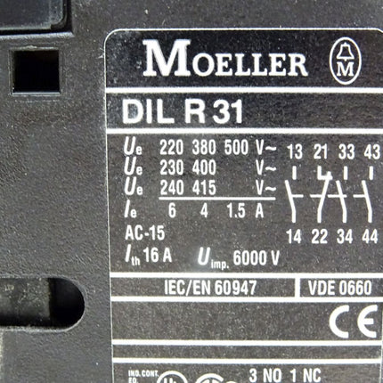 Moeller Hilfsschütz DIL R 31 / DILR31