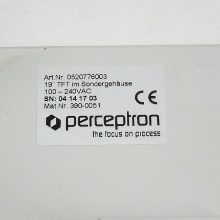 Perceptron 0520776003 19" TFT Industrie Panel 100-240VAC / 390-0051