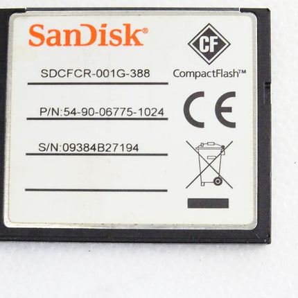 Siemens 6FC5313-5AG00-0AA0 Sinumerik CompactFlashCard 1GB