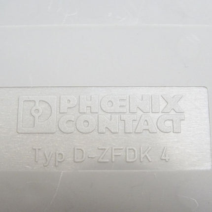 Phoenix Contact D-ZFDK4 3024229 End Platte / Inhalt : 10 Stück / Neu