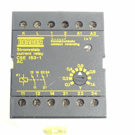 BENDER CSE153-1 AC Current Relay Stromrelais