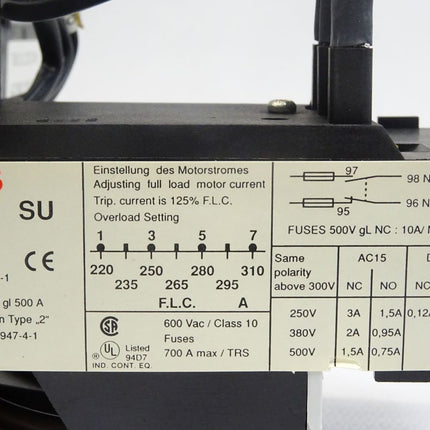 ABB T450 SU / Thermische Überlastrelais / Neu