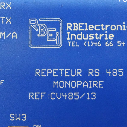 RBEi RBElectronique Industrie Repeteur RS485 Monopaire / CV485/13