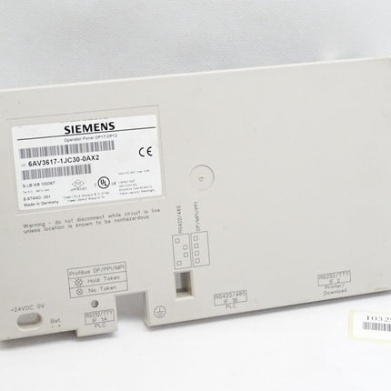 Siemens Backcover Rückschale Panel OP17-DP12 6AV3617-1JC30-0AX2 6AV3 617-1JC30-0AX2