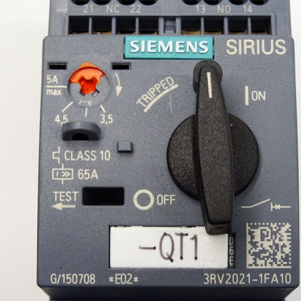 Siemens Sirius Leistungsschalter 3RV2021-1FA10