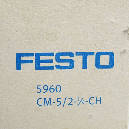 Festo Magnetventil 5960 CM-5/2-1/4-CH / Neu OVP