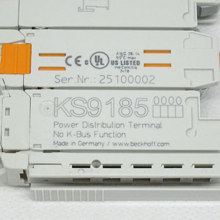 Beckhoff KS9185 Potenzialverteilungsklemme KS 9185 / KS91850000