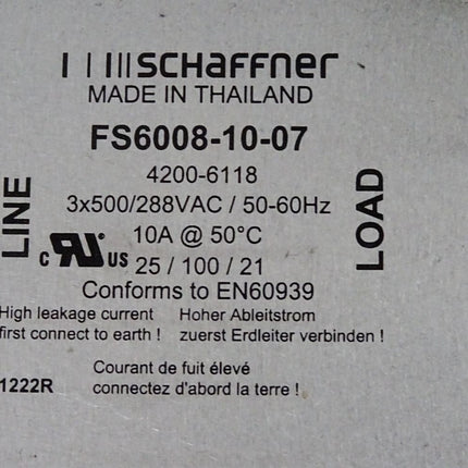 Emerson Control Techniques Unidrive SP SP1401 + SM-Applications Plus STDW12 + SM-Profinet STDW17 + Schaffner FS6008-10-07