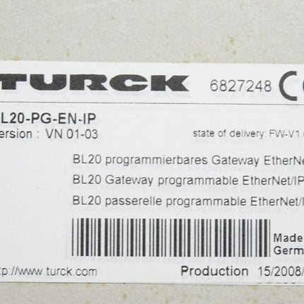 Turck BL20-PG-EN-IP Programmierbares Gateway  / Neu OVP