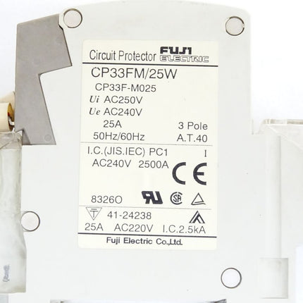 Fuji Electric Circuit Protector CP33FM/25W CP33F-M025